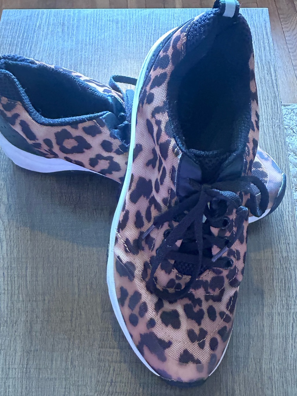 Vionic Leopard Print Athletic Sneakers - Picture 8 of 10